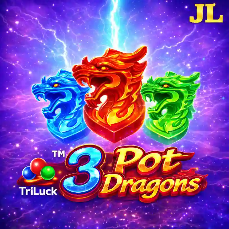 3 Pot Dragons online slot game banner